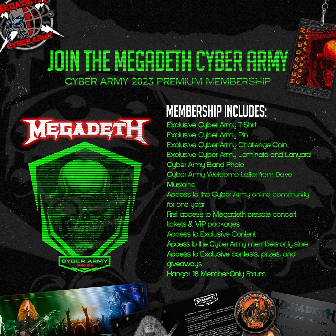 Megadeth Cyber Army 2023