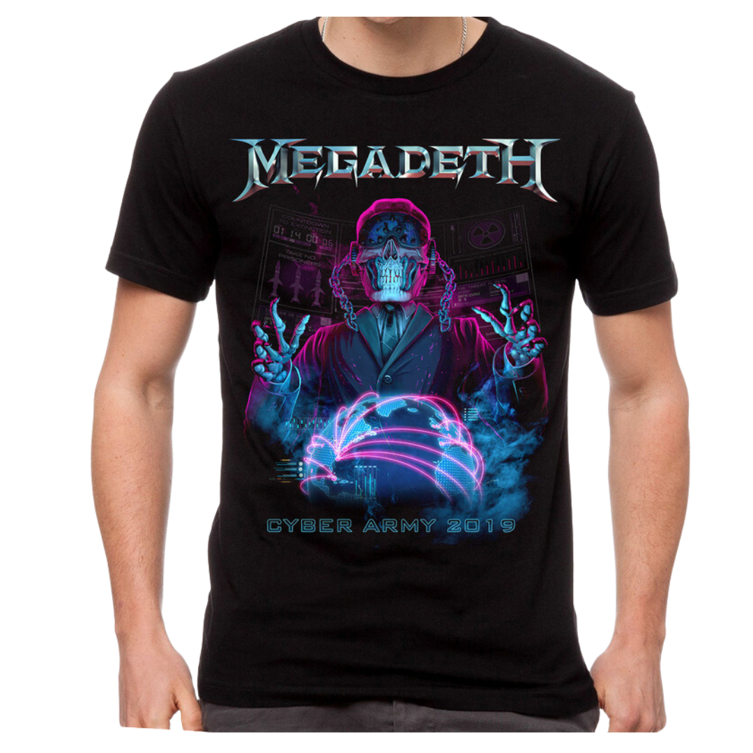 Megadeth Cyber Army 2019 Club T-Shirt