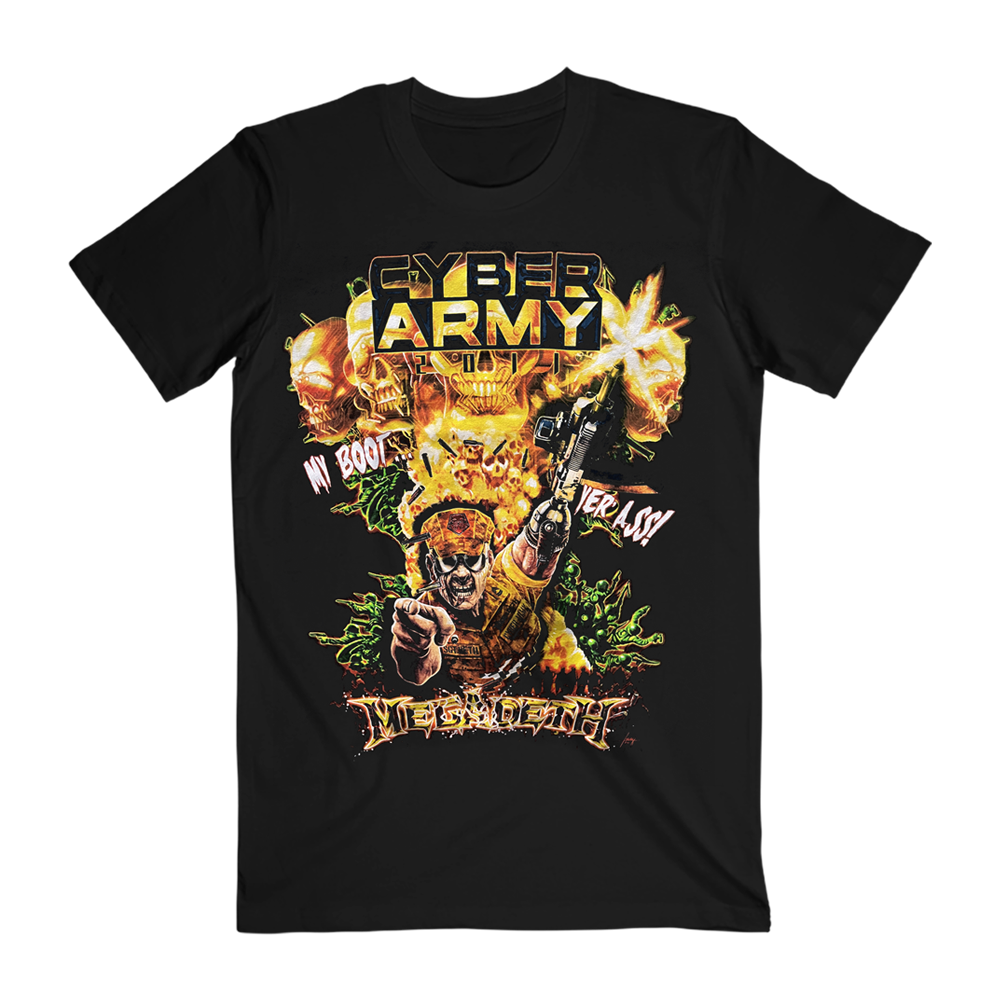 Cyber Army 2011 black tee – Megadeth Cyber Army 2011 black tee – Megadeth