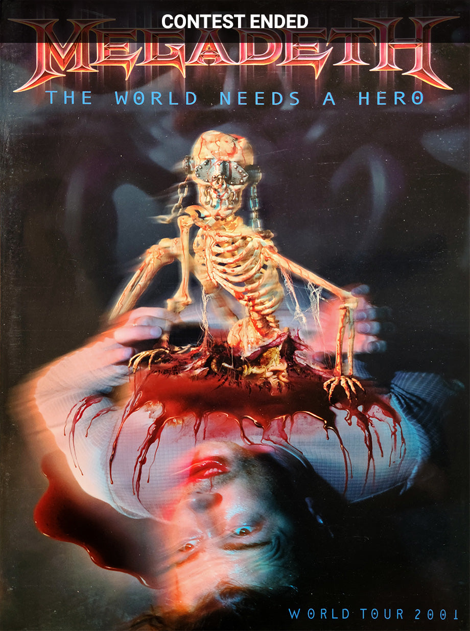 UK press】Megadeth / The World Needs A H Needs World The TWO Books And