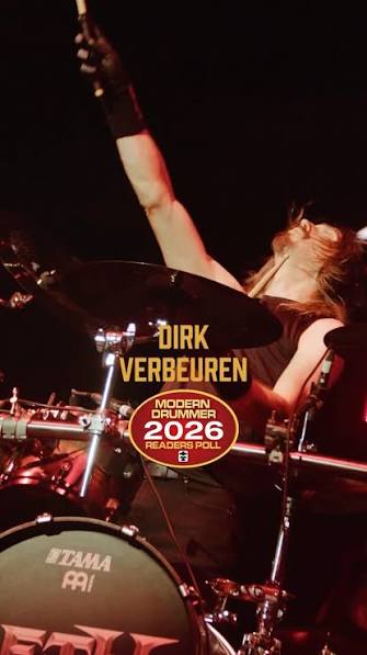 Dirk Verbeuren Nominated for Best Metal Drummer