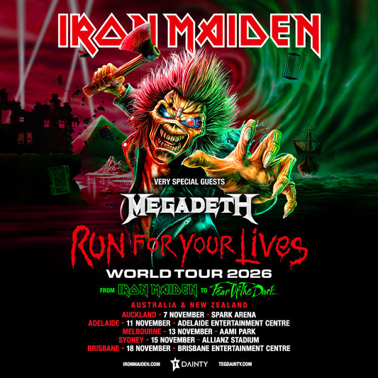 Megadeth Joins Iron Maiden for Australia / New Zealand Tour