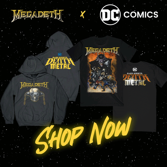 Megadeth x DC Comics Drop Last Chance
