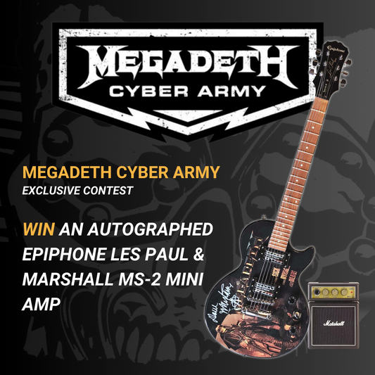 Cyber Army Exclusive: Win An Autographed Guitar and Mini Amp