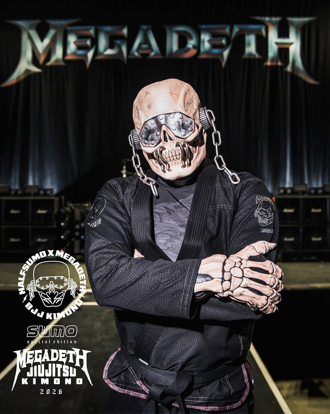 Megadeth Brazilian Jiu-Jitsu Kimono
