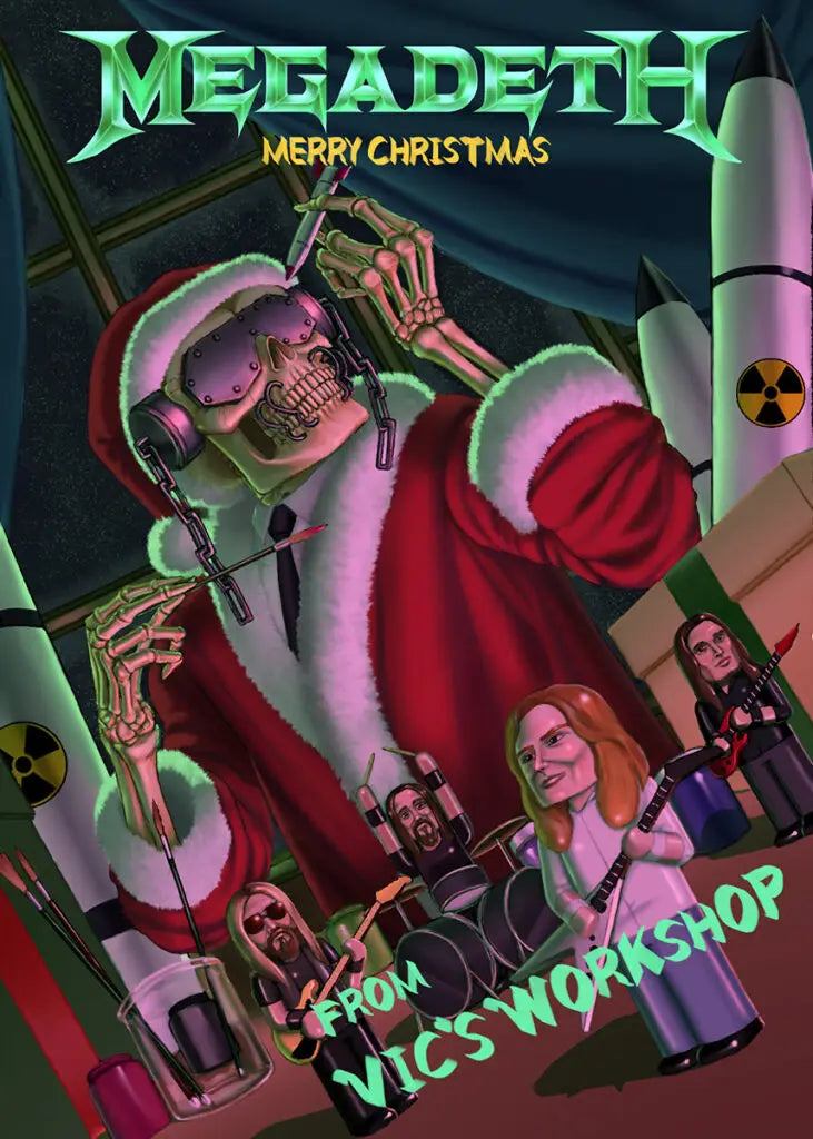 Megadeth Christmas Card Contest 2022 Winners!