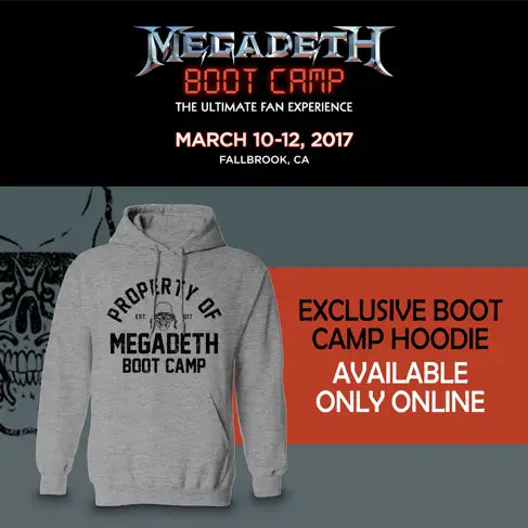Megadeth Boot Camp Hoodie / Boot Camp Day Passes