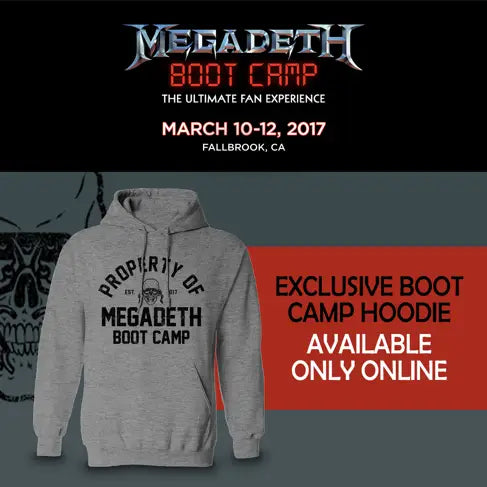 Megadeth Boot Camp Hoodie 1737