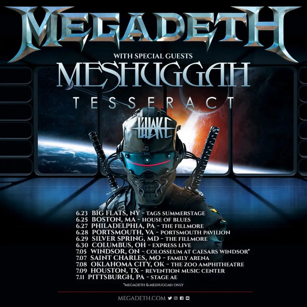 North American Summer Tour with Meshuggah Tesseract and Lillake 99