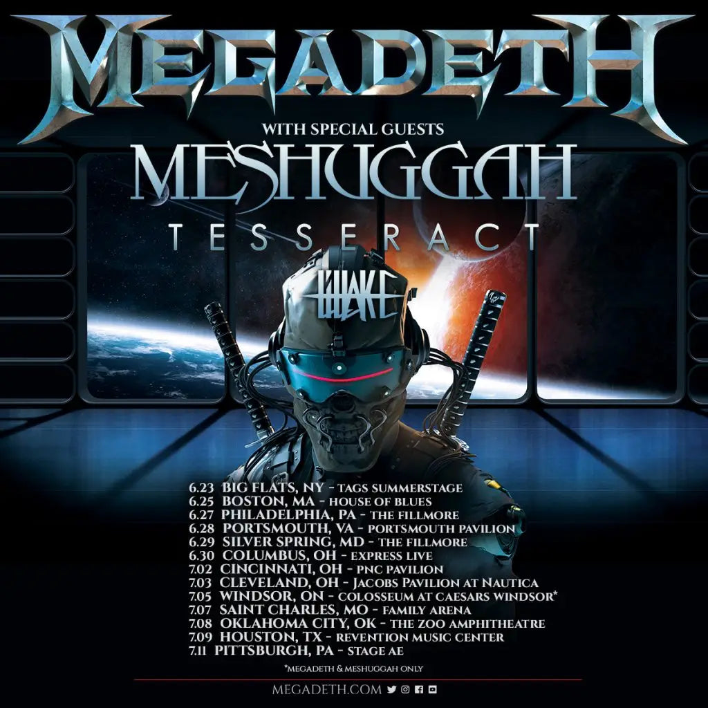 North American Summer Tour with Meshuggah TesseracT and LILLAKE 100