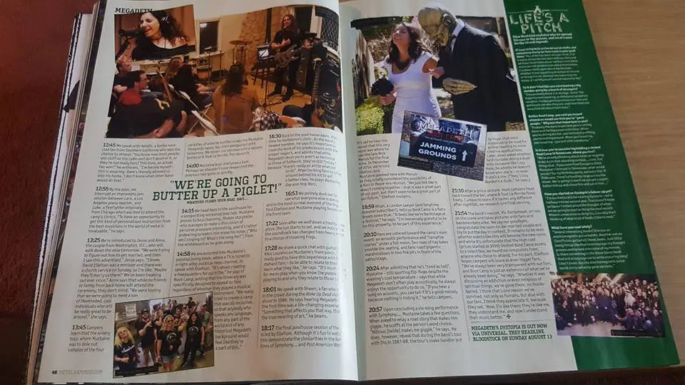 Megadeth Boot Camp Featured in New Issue of Metal Hammer