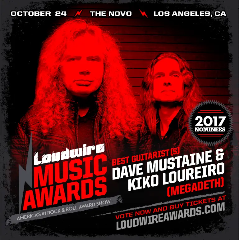 Dave & Kiko Nominated for Best Guitarists at Loudwire Awards