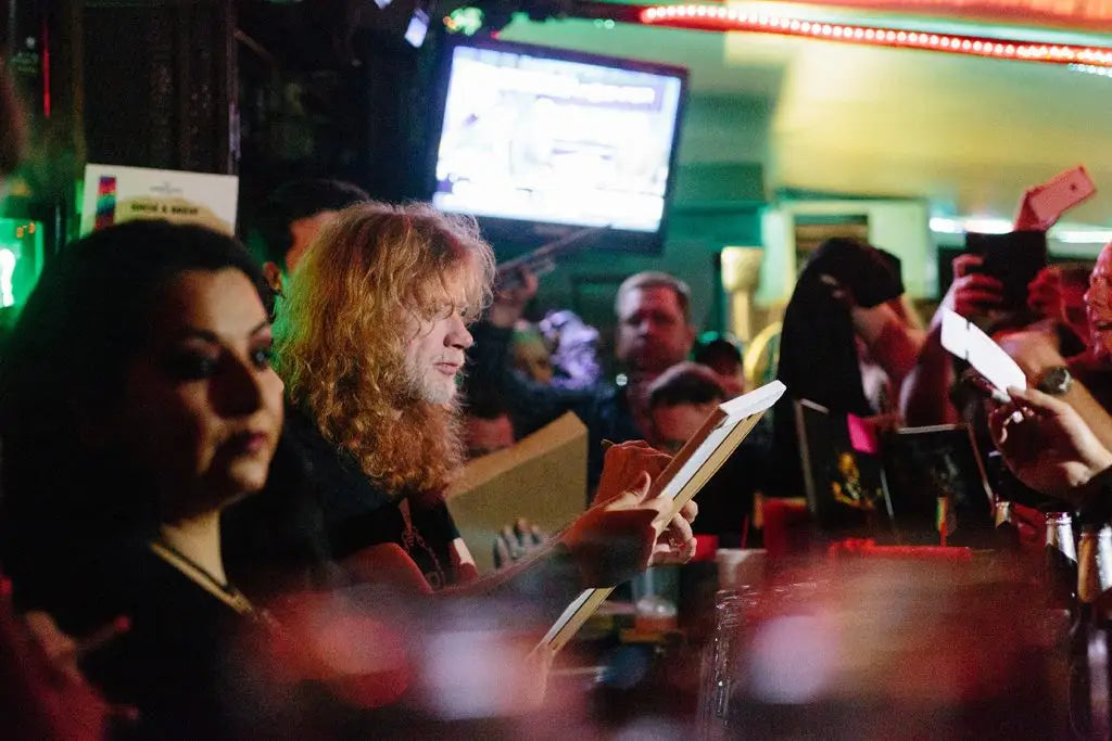 Dave Mustaine at the Rainbow Bar & Grill