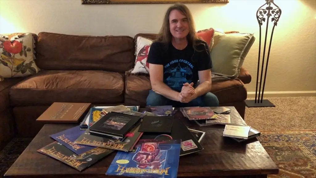David Ellefson Unboxes Megadeth Collectibles (Video)