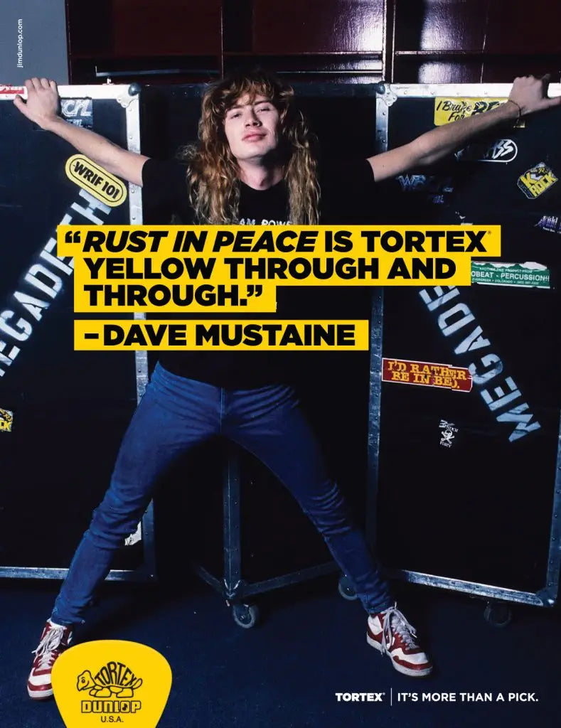 Dave Mustaine + Dunlop Guitar Picks