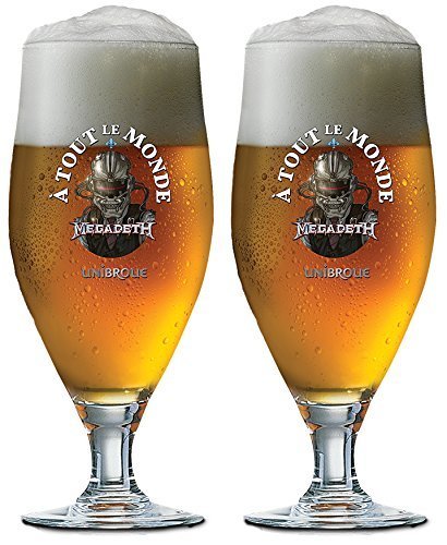 Megadeth Beer Glasses at Amazon!
