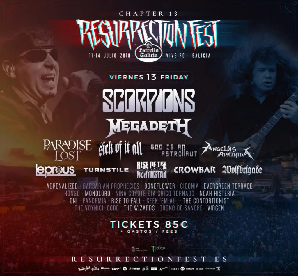 Megadeth Set Time Change - Resurrection Fest