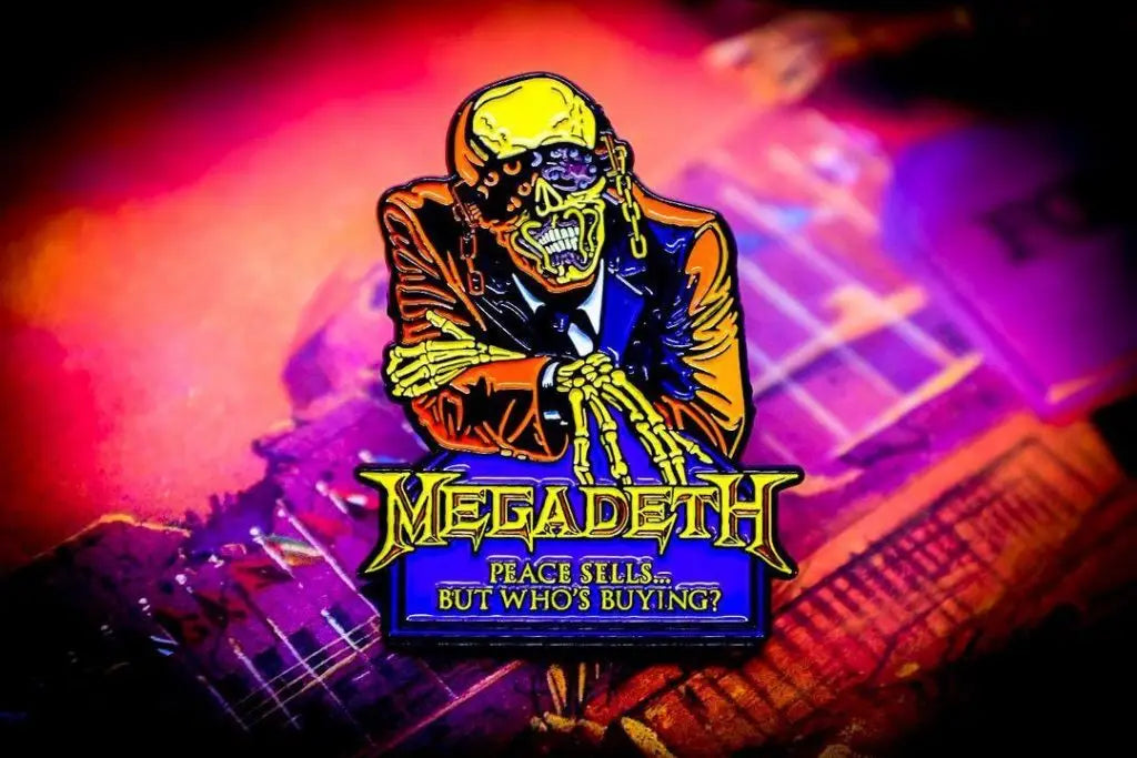Megadeth Peace Sells Pins Available