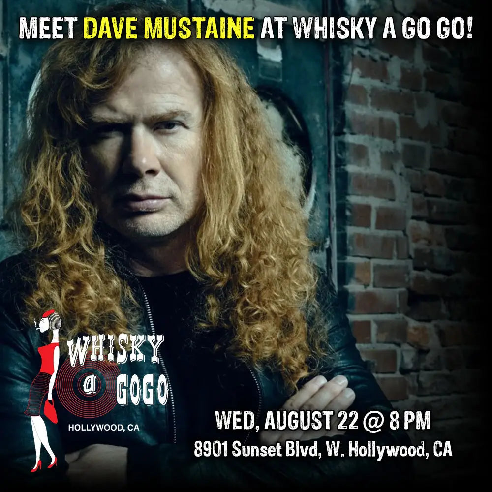 Dave Mustaine at the Whisky A Go Go Tonight!