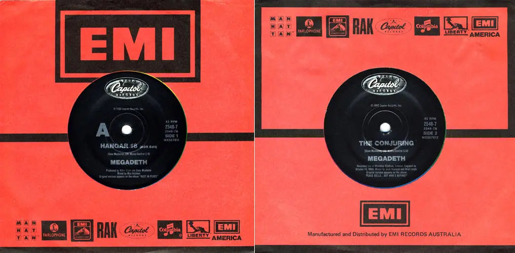 Rust in Peace singles & promos