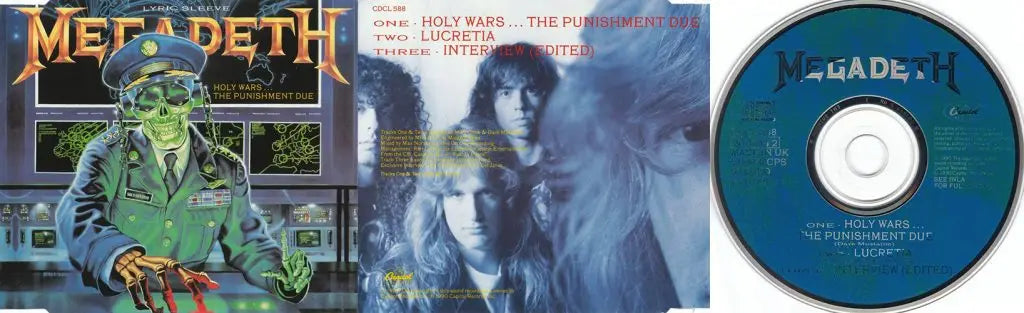 Rust in Peace singles & promos