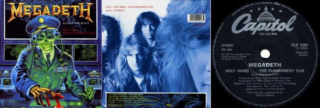 Rust in Peace singles & promos