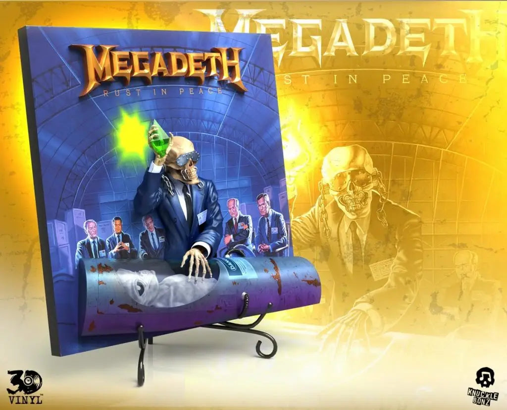 Megadeth ’Rust in Peace’ 3D Vinyl (Video)