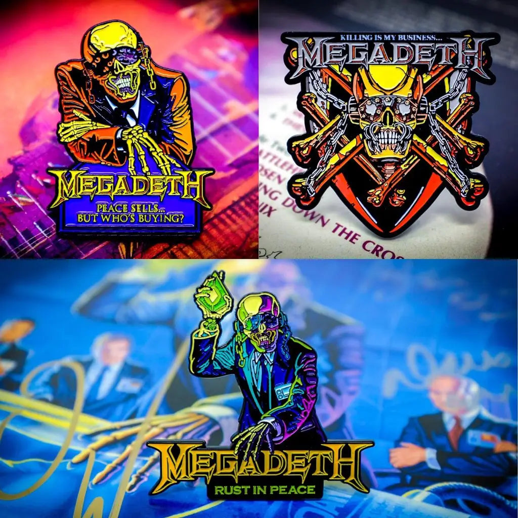 Megadeth Pins Now Available!