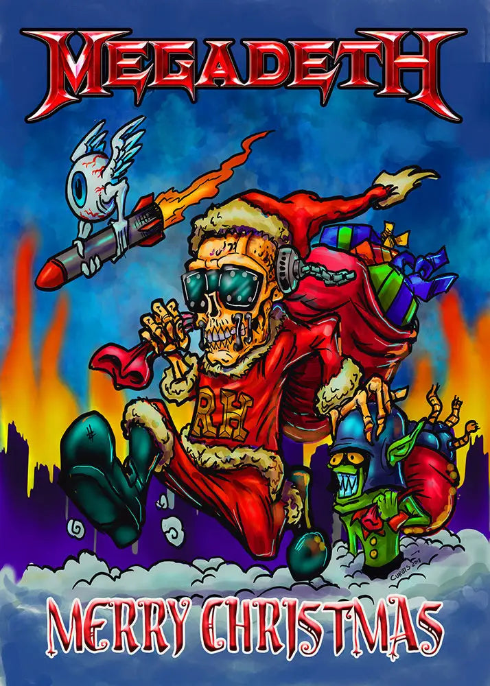 Megadeth Christmas Card Contest 2018 Winners!