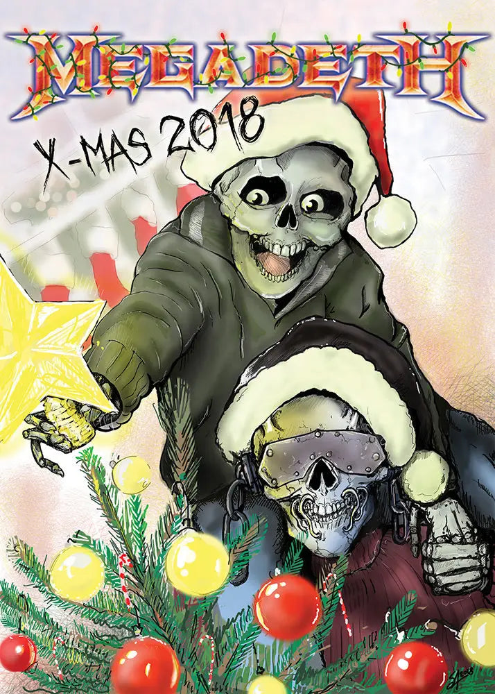 Megadeth Christmas Card Contest 2018 Winners!