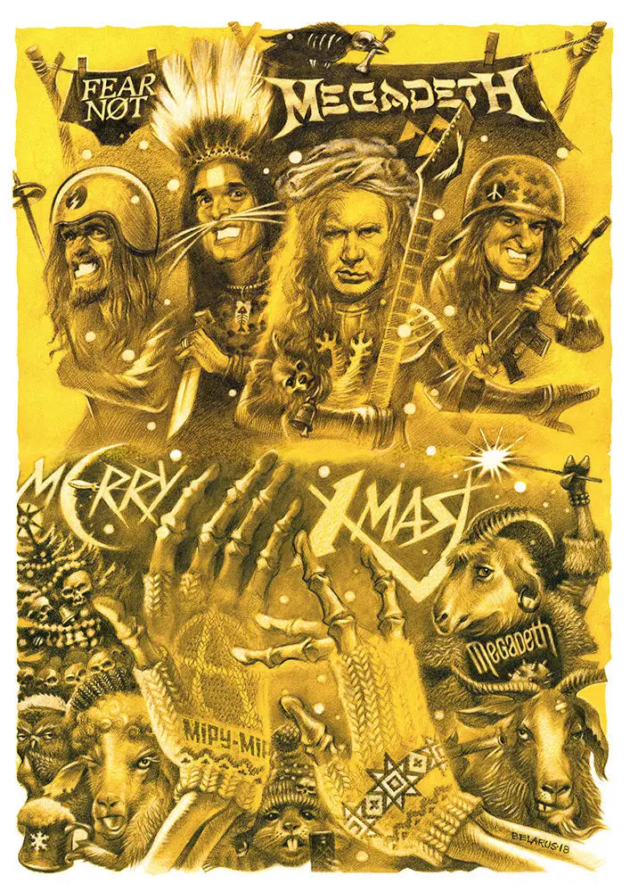Megadeth Christmas Card Contest 2018 Winners!