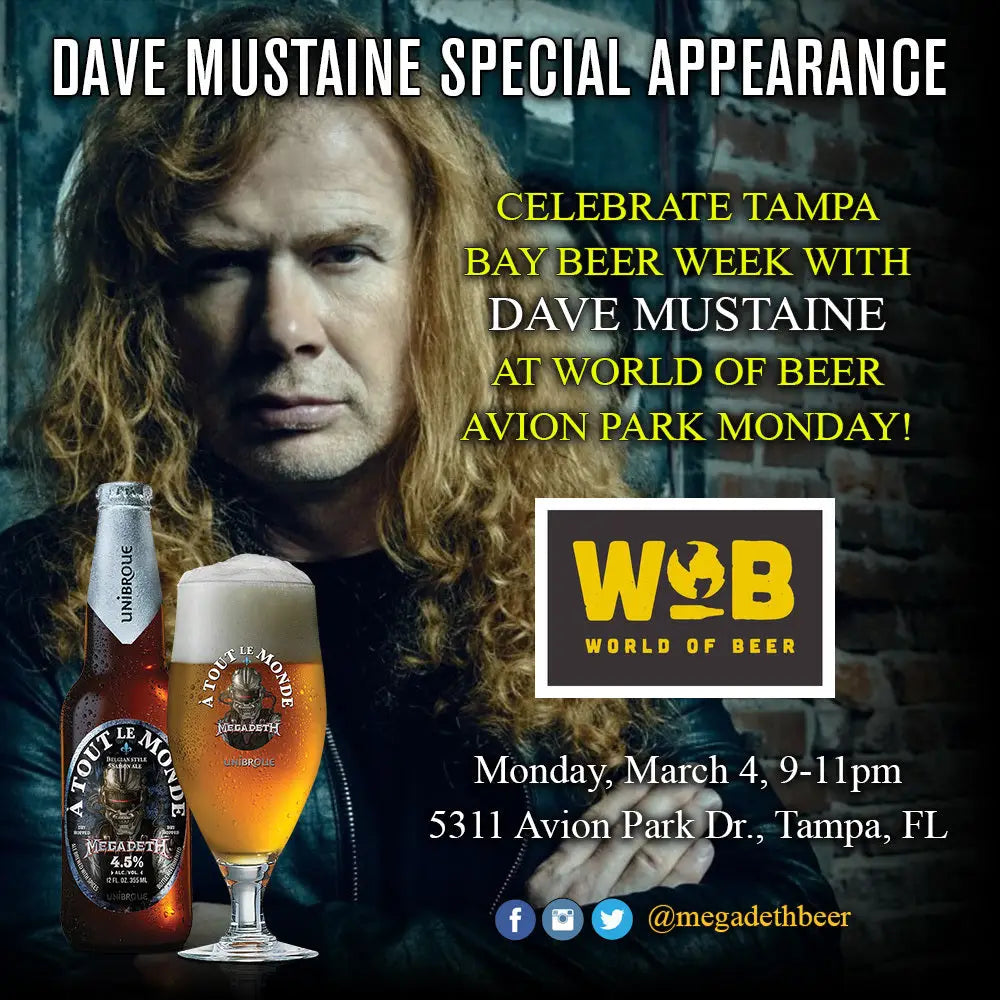 Dave Mustaine Special Appearance in Tampa!