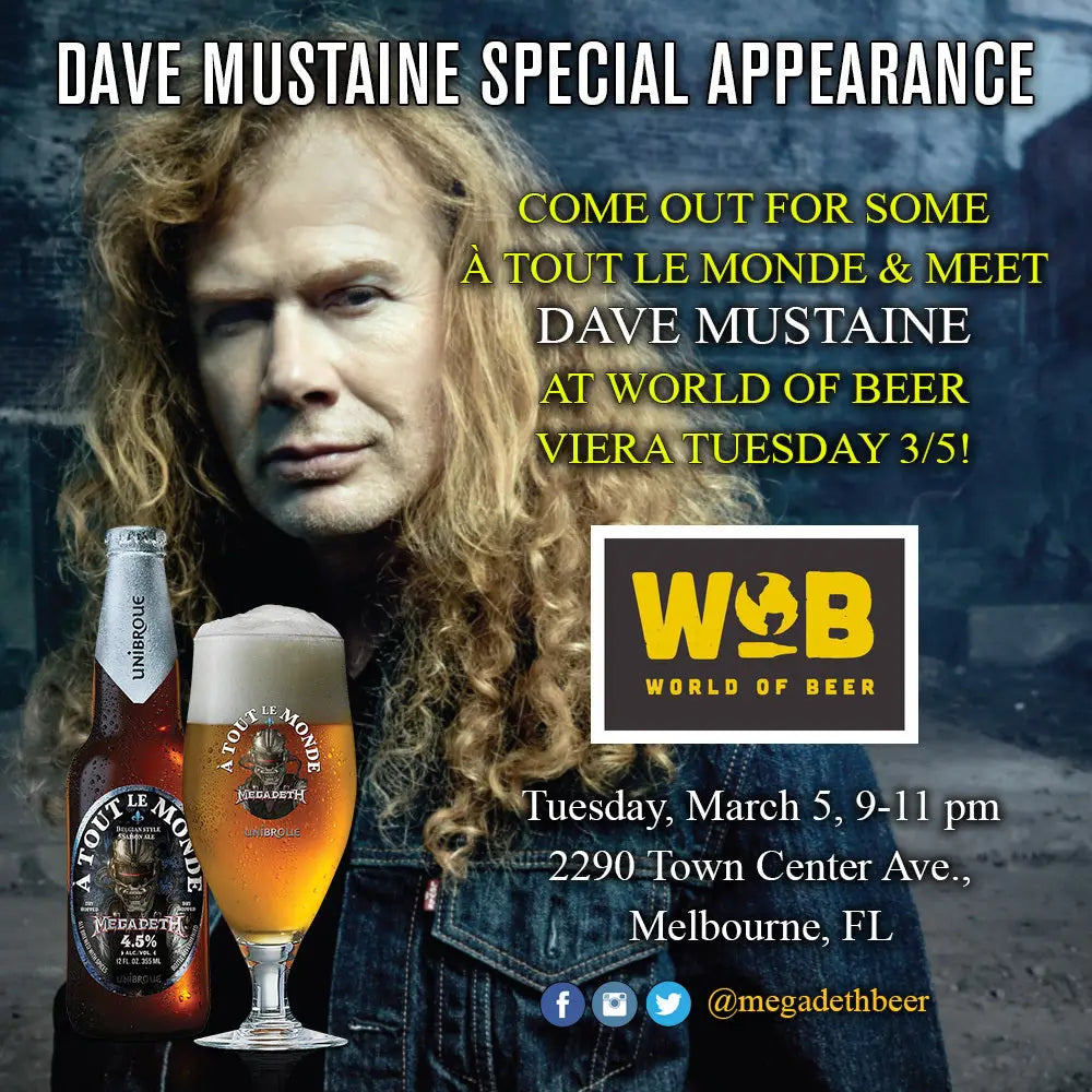Dave Mustaine Special Appearance in Melbourne FL!