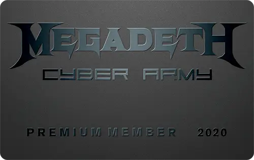 NEW! 2020 Megadeth Cyber Army Premium Membership 91