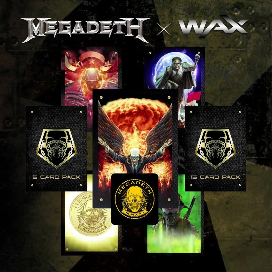 MEGADETH x WAX Series 1 NFT Limited Packs!