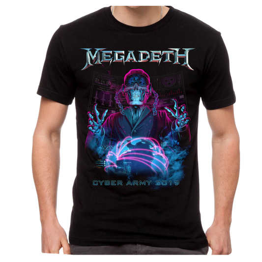 Megadeth Cyber Army 2019 Club T-Shirt