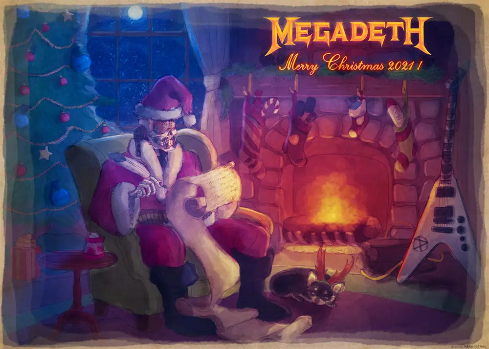 Megadeth Christmas Card Contest 2021 Winners!