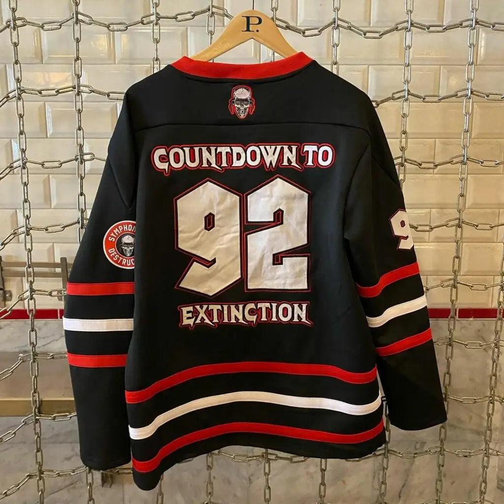 COUNTDOWN TO EXTINCTION Hockey Jerseys