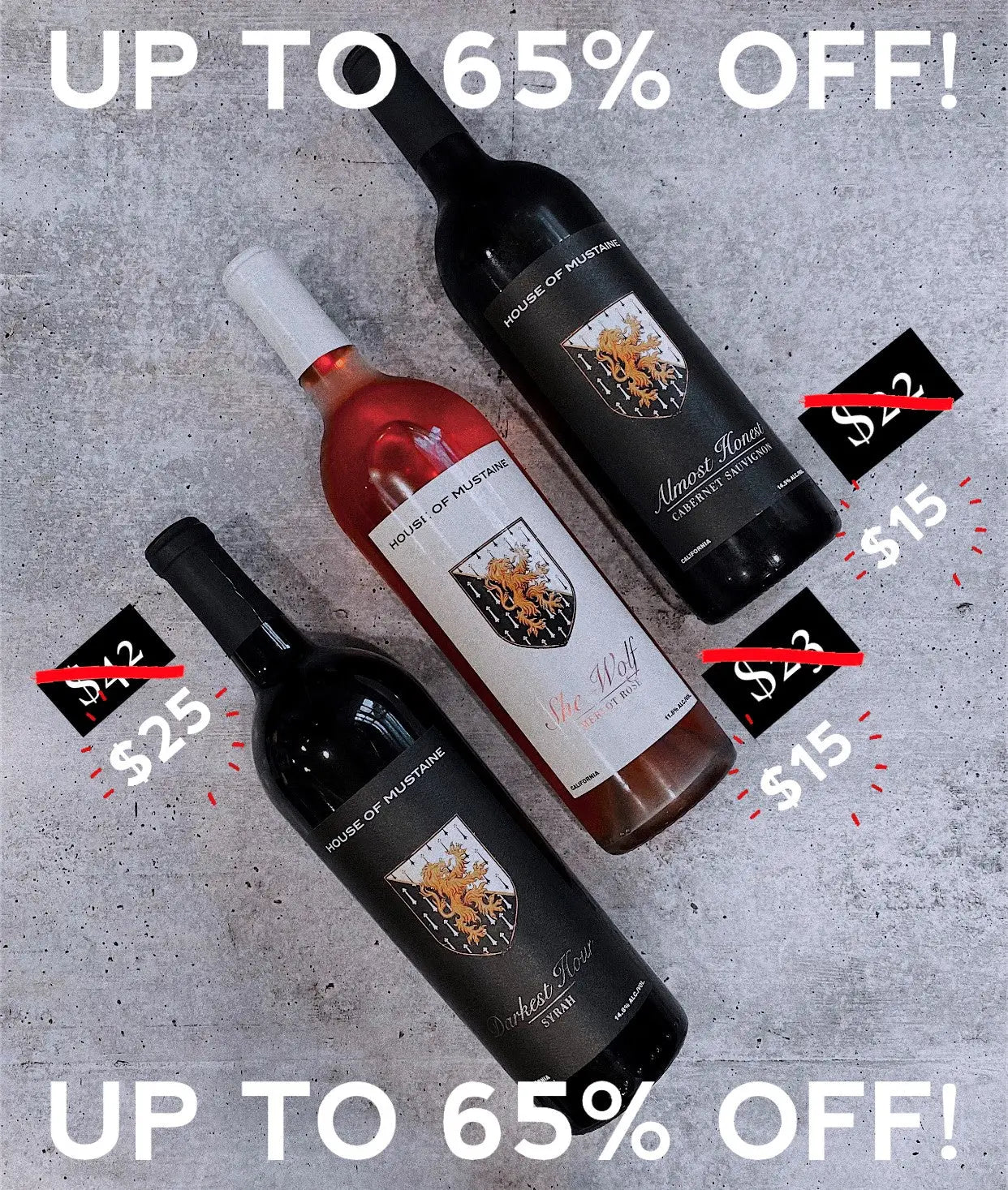 House of Mustaine - Memorial Day Weekend Blowout Sale!
