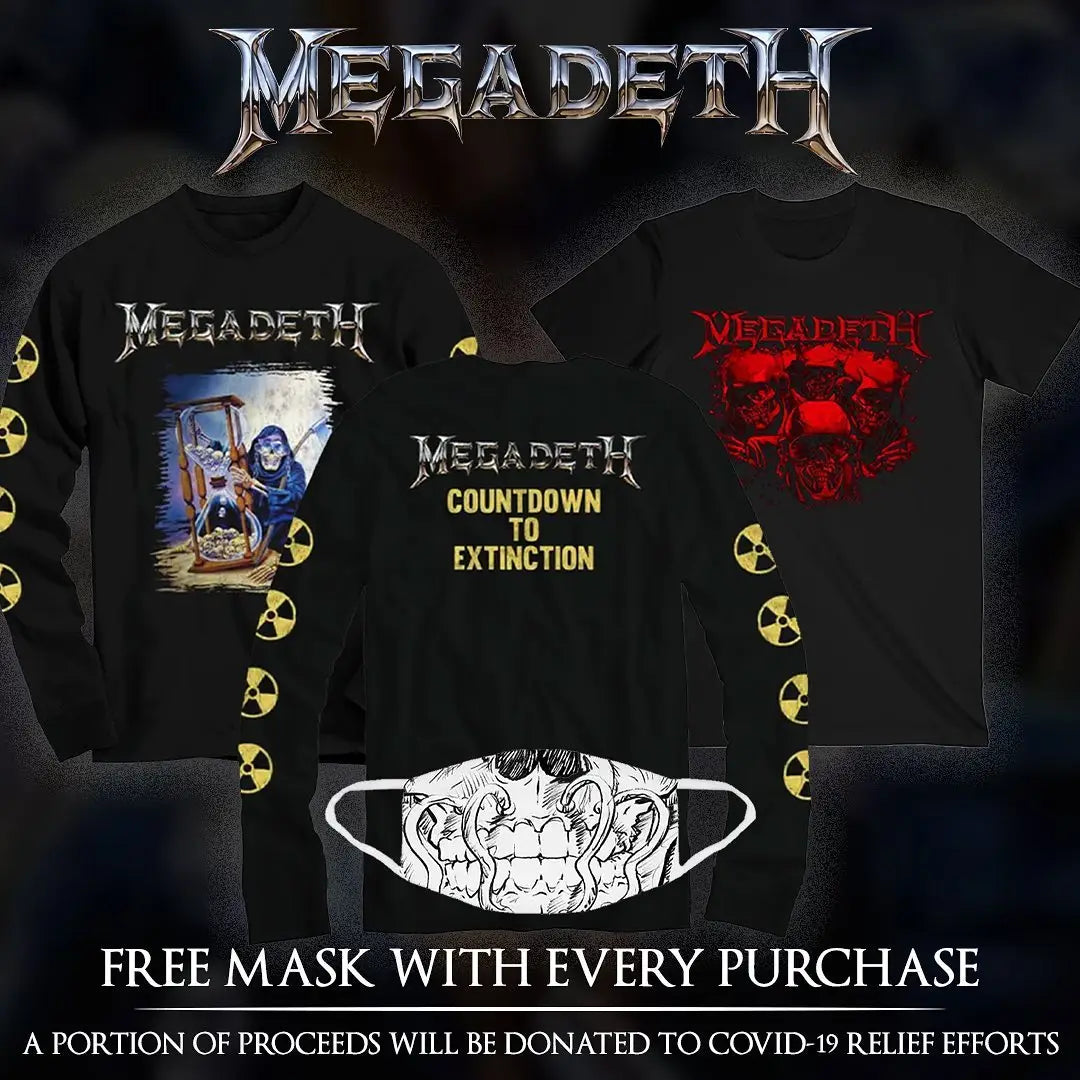 Last Chance! New Tees Available w/ Vic Rattlehead Mask