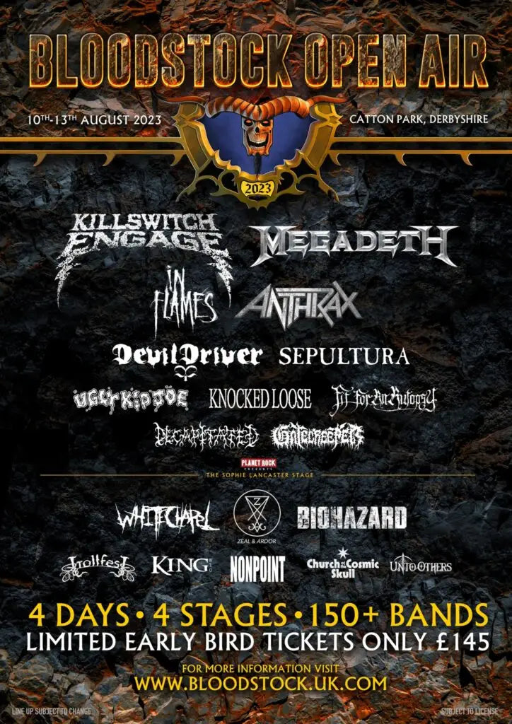 Megadeth to Headline Bloodstock 2023