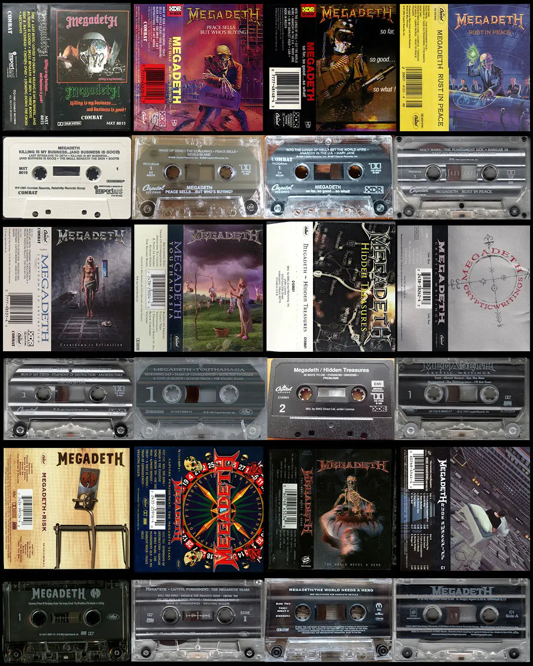Megadeth on Cassette 1985-2002
