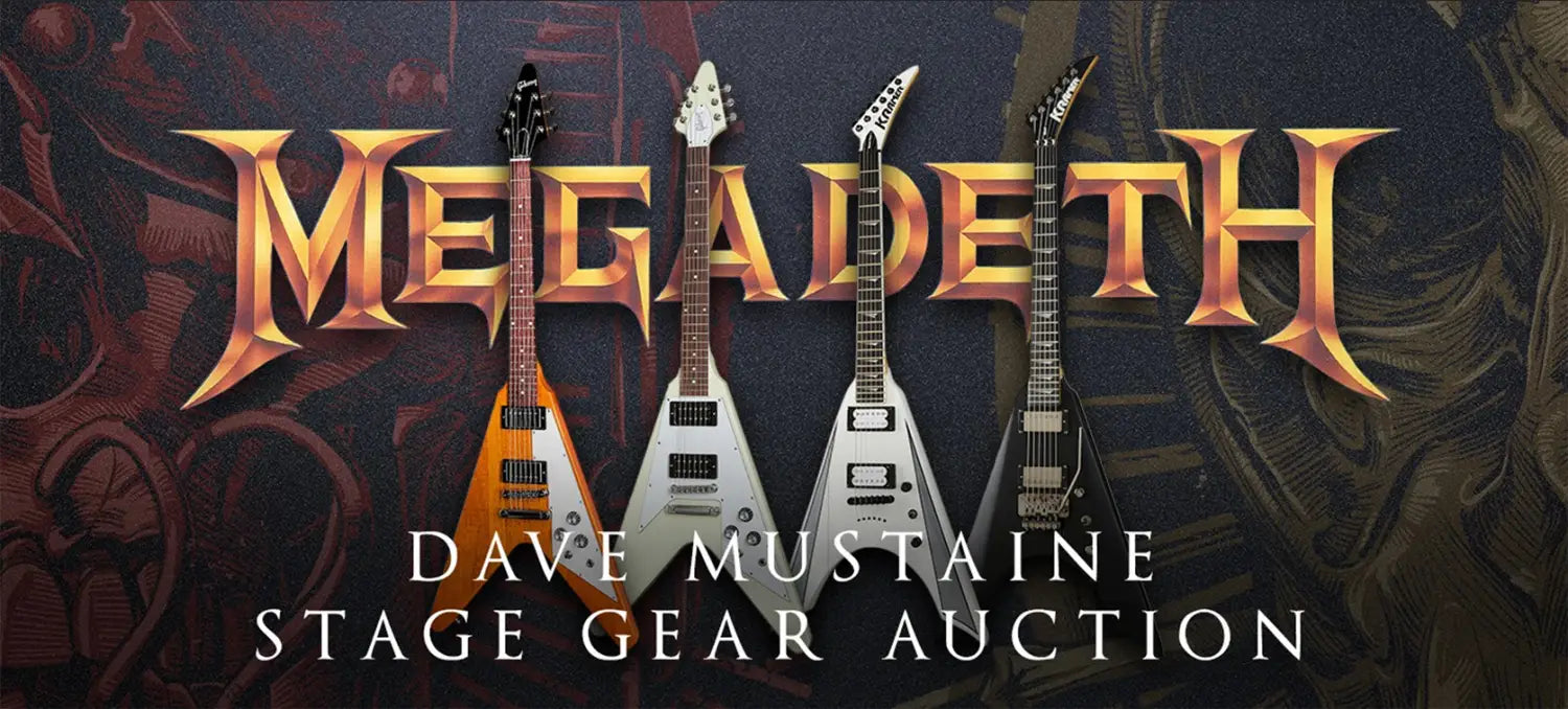 Dave Mustaine Stage-Played Guitar Auction 745
