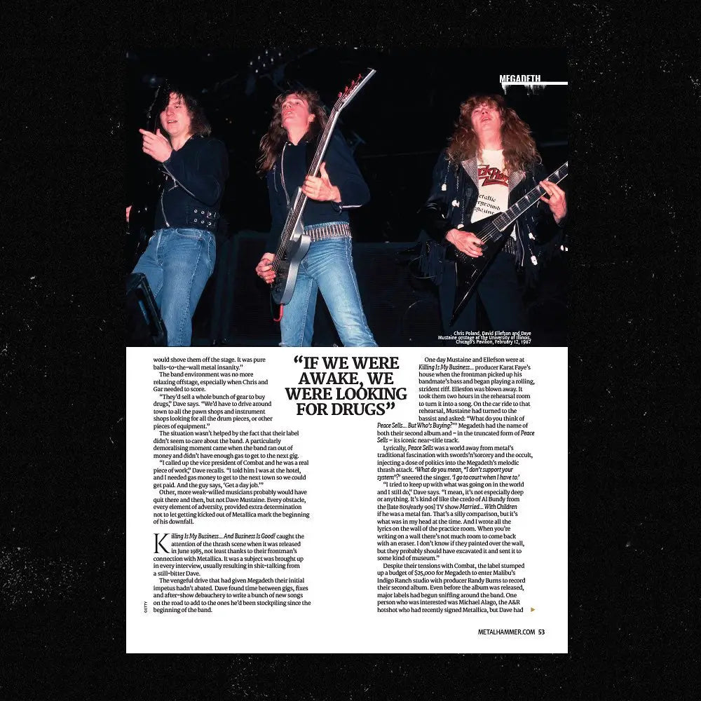 Megadeth Featured in Metal Hammer’s October Issue