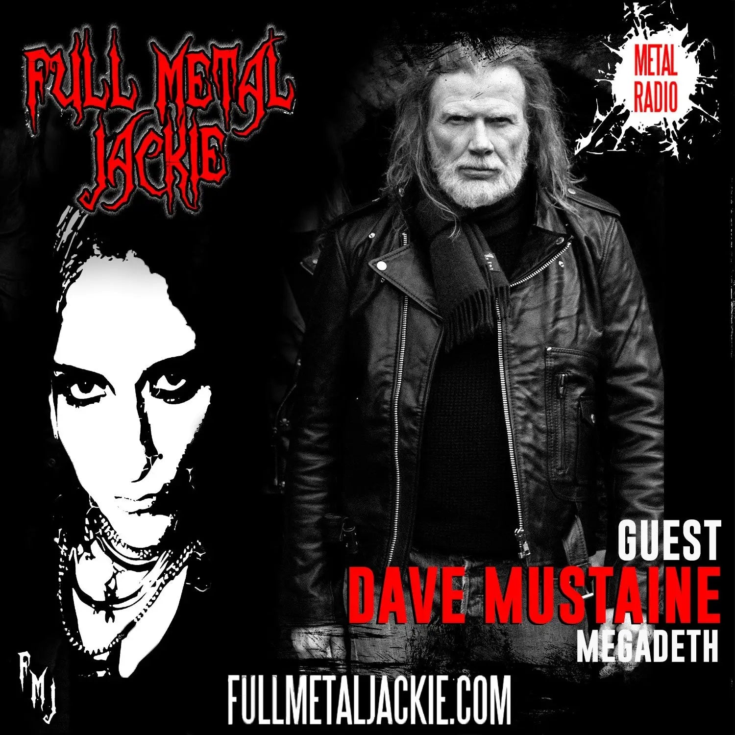 Dave Mustaine Guests on Full Metal Jackie This Weekend