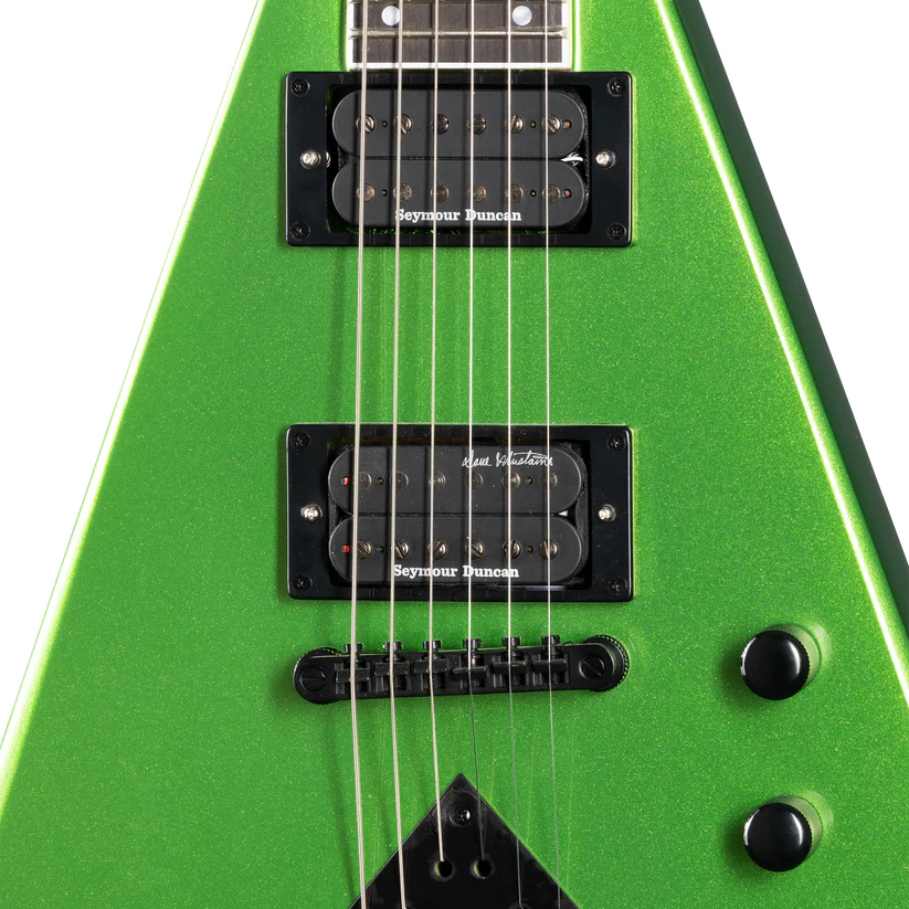 Dave Mustaine Signed Alien Tech Green Kramer Vanguard Signature Model