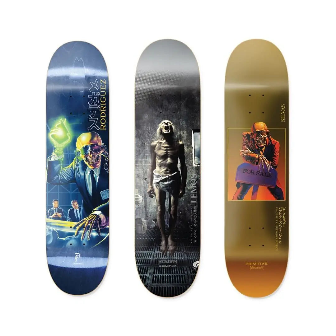 New Megadeth x Primitive Skateboarding Collection