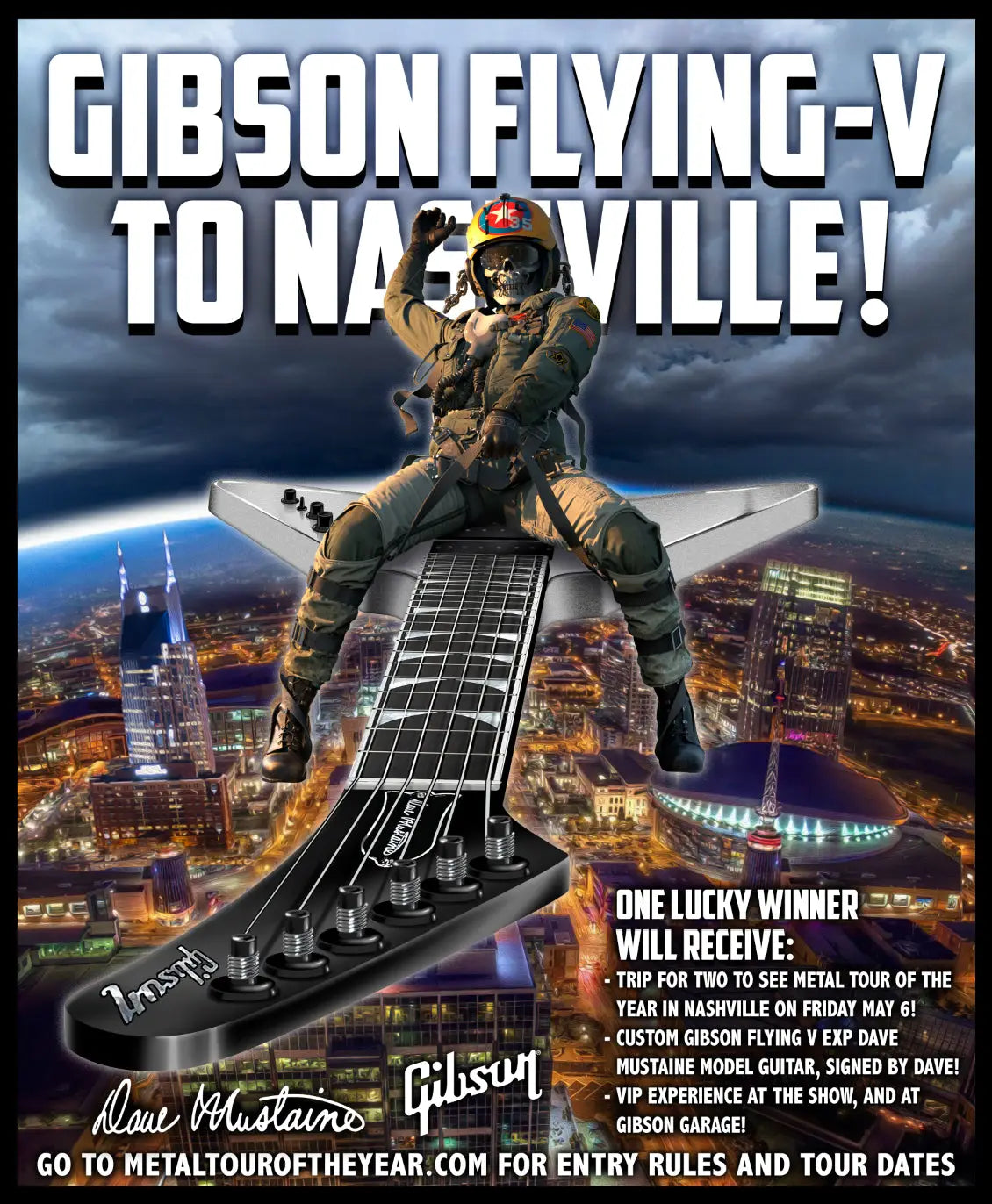 Gibson Flying-V to Nashville - Enter Now!