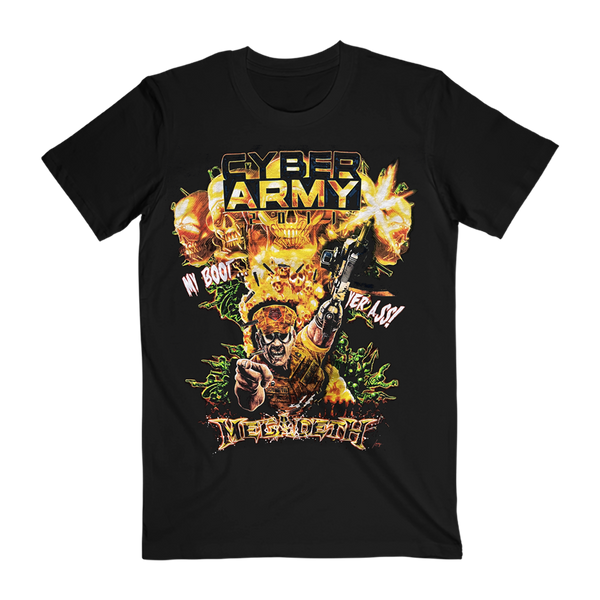 Cyber Army 2011 black tee – Megadeth