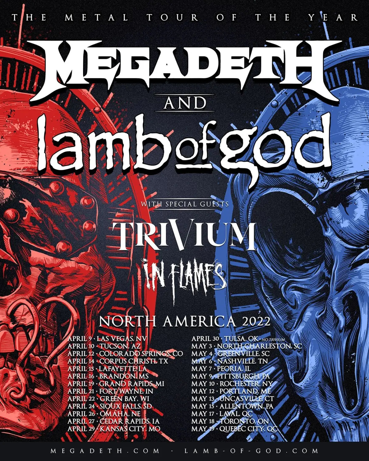 The Metal Tour of the Year Tickets + VIP Now On Sale!